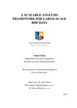 A Scalable Analysis Framework for Large-scale RDF Data