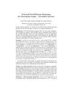 Practical Fixed-Domain Reasoning for Description Logics - Extended Abstract